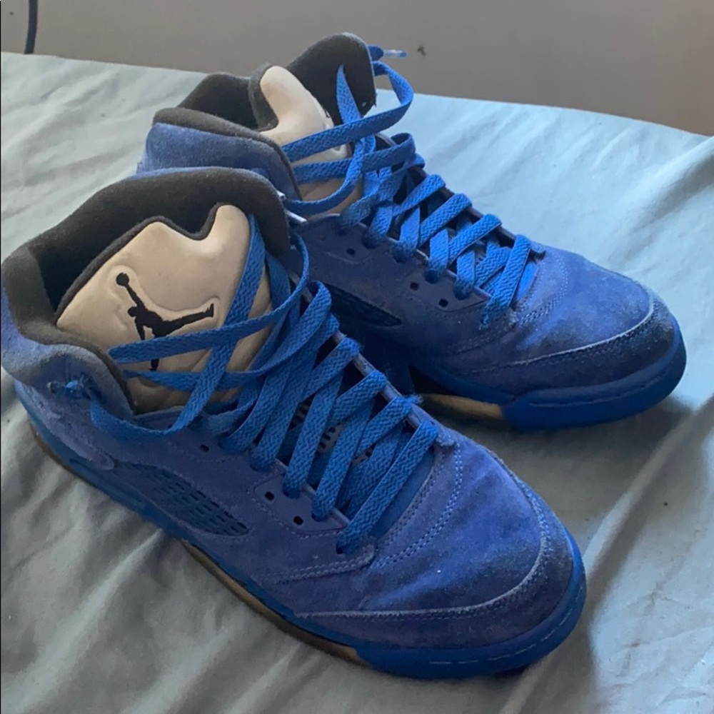 worn jordan 5s